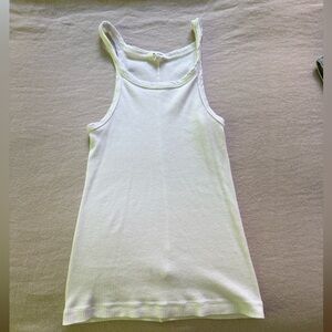 Re/Done Classic White Tank Top